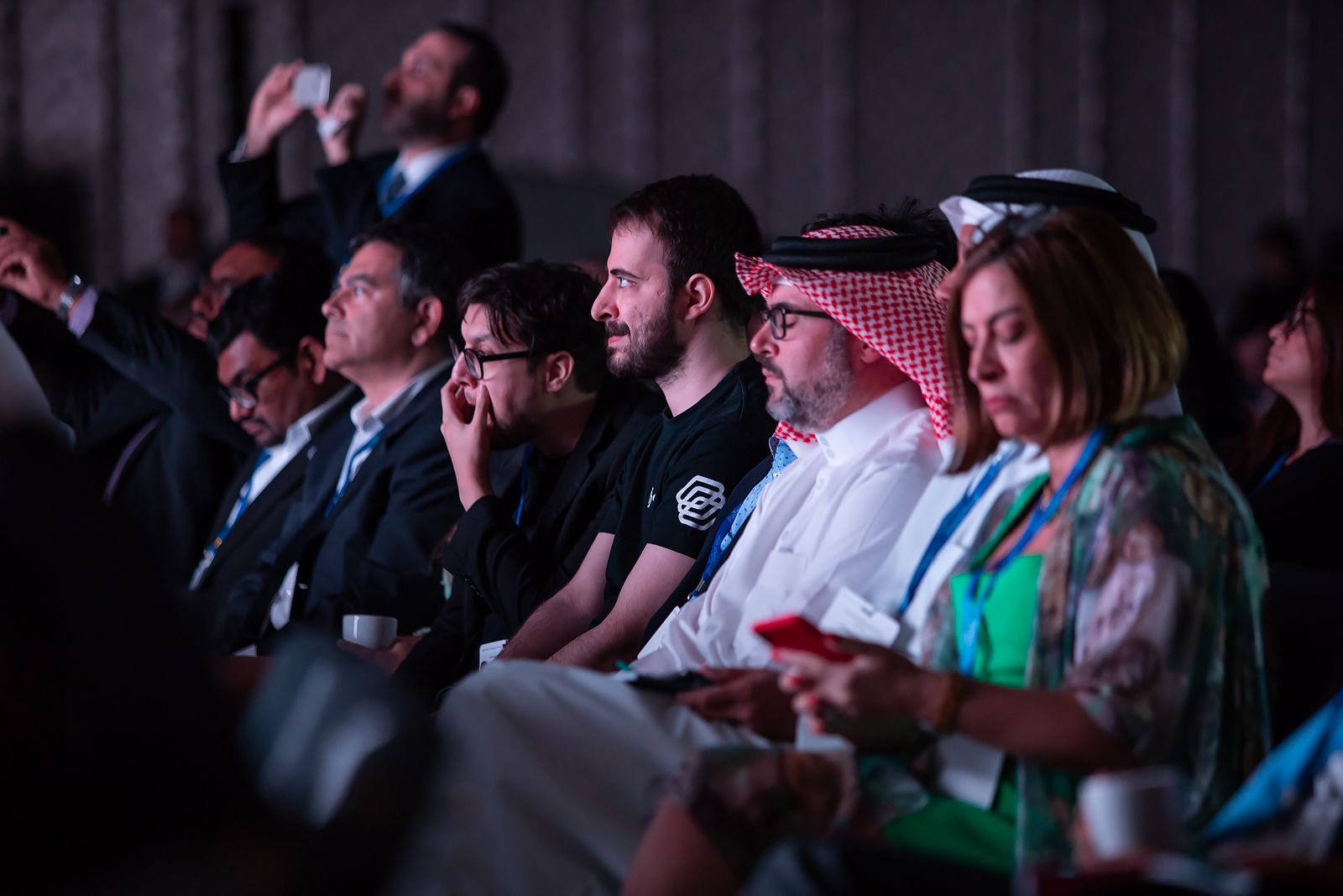 Delegates closely following a session at the DIFC FinTech Hive Accelerator, Dubai