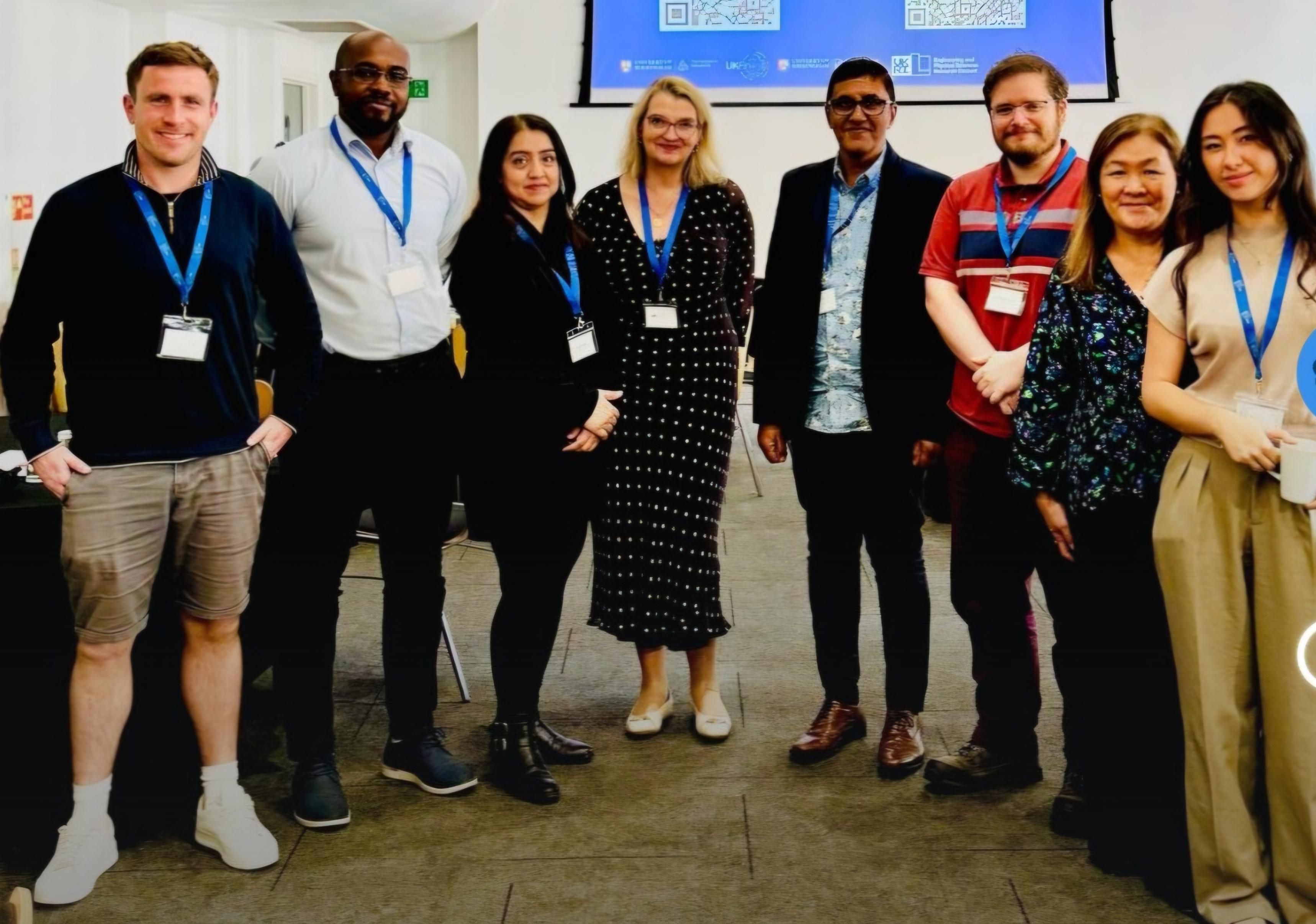 Nadeem Shakoor with fellow facilitators and attendees at the Sustainable Finance Forum, Birmingham